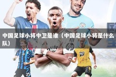 中国足球小将中卫是谁（中国足球小将是什么队）