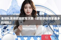 各球队赢得欧冠冠军次数（欧冠获得冠军最多的球队）