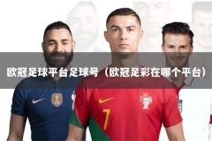 欧冠足球平台足球号（欧冠足彩在哪个平台）