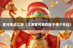 星河奥运江津（江津星河奥韵属于哪个社区）