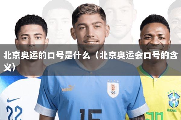 北京奥运的口号是什么(北京奥运会口号的含义)